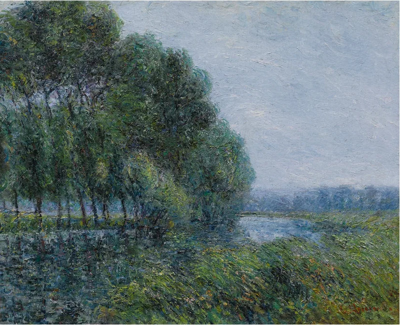 Eure-joen rannalla keväällä - Gustave Loiseau