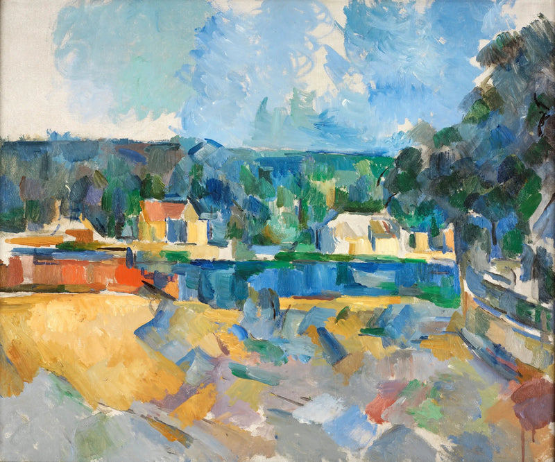 Joen rannalla - Paul Cézanne