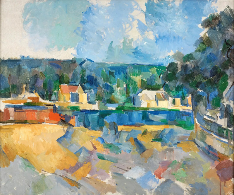 Joen rannalla - Paul Cézanne