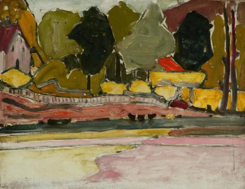 Joen rannalla - Piet Mondrian