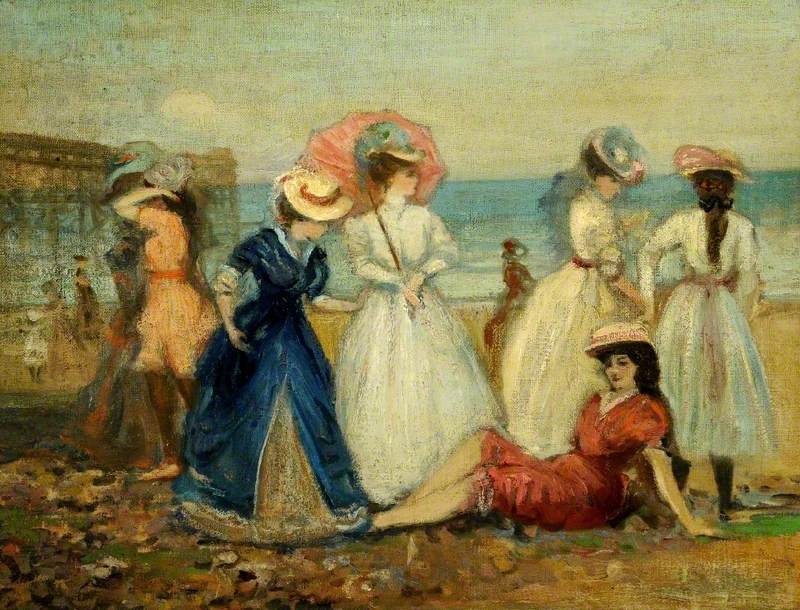 Rannan äärellä - Charles Conder