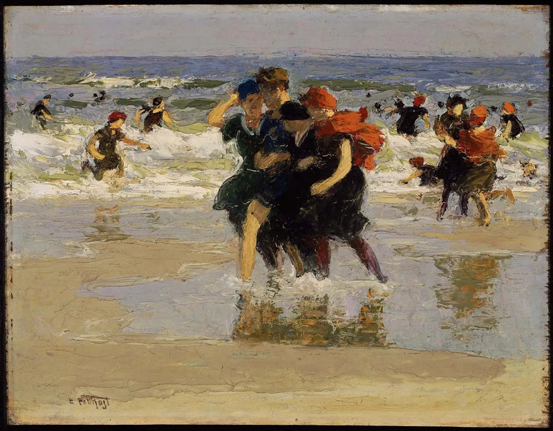 Rannan äärellä - Edward Henry Potthast