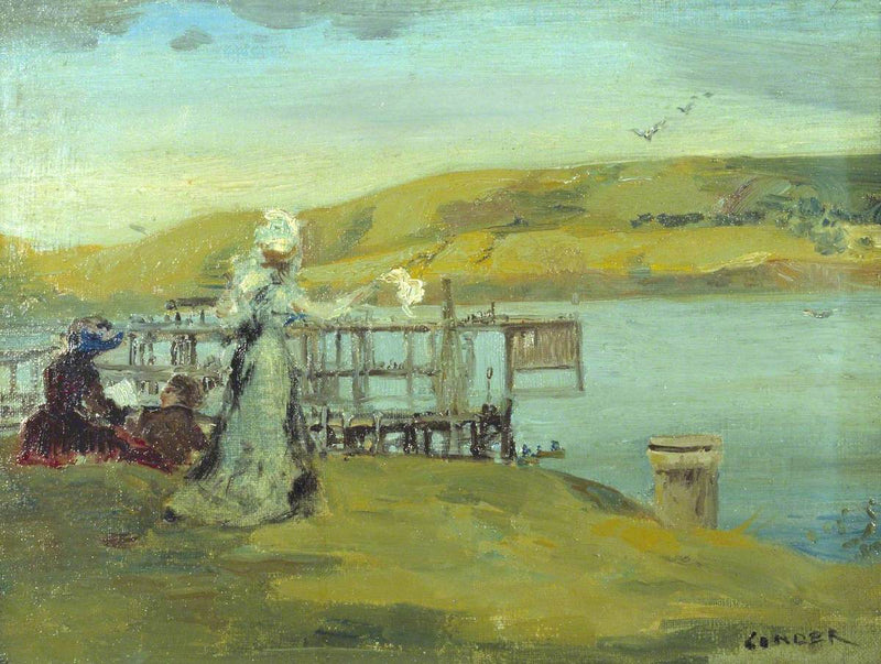 Merin rannalla : Swanage - Charles Conder