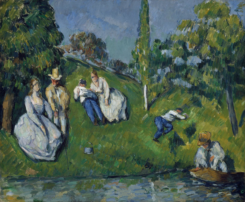Lammen rannalla - Paul Cézanne