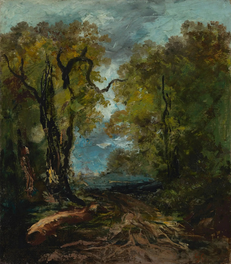 Rannan äärellä - Gustave Courbet