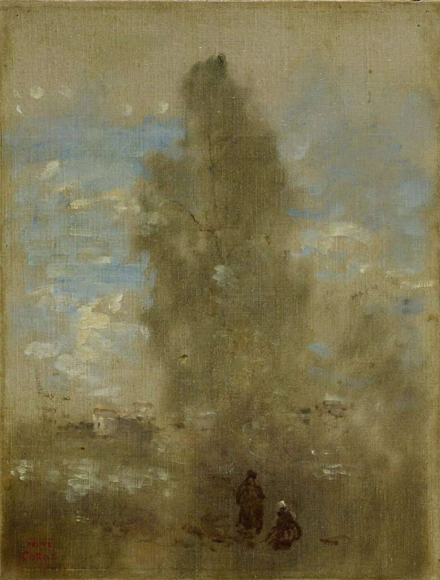Rannan rannalla - Jean-Baptiste Camille Corot