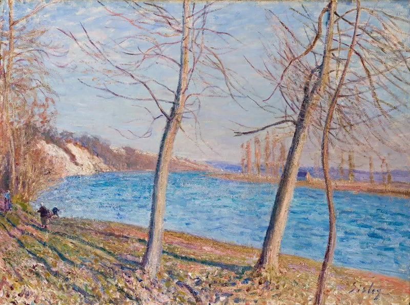 Loingin rannalla - Alfred Sisley