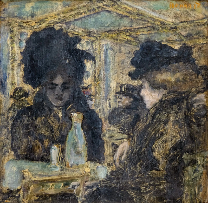 Kahvilassa - Pierre Bonnard