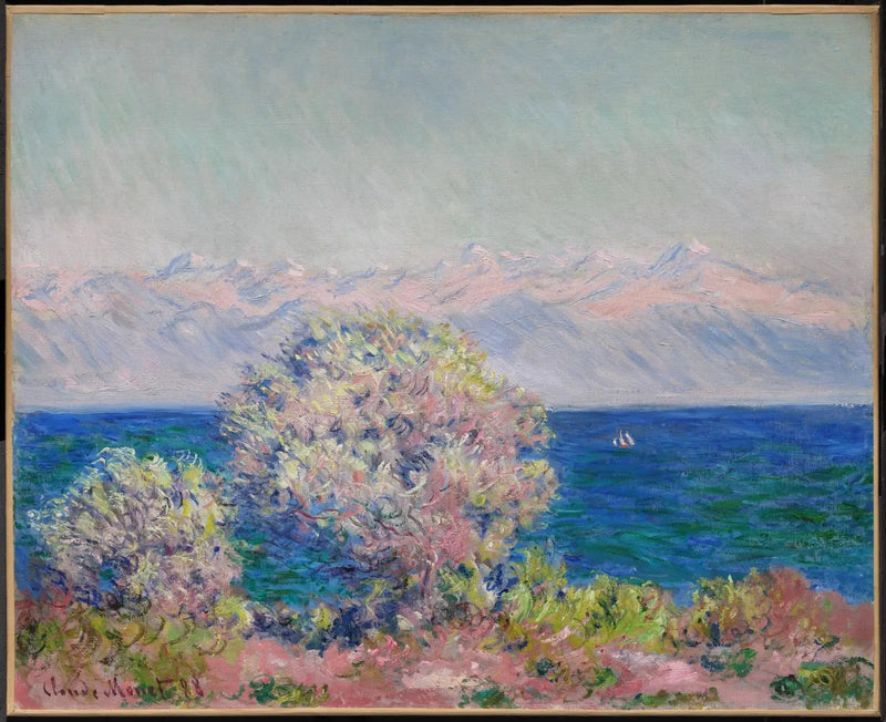Cap d'Antibesissa mistral-tuulella - Claude Monet