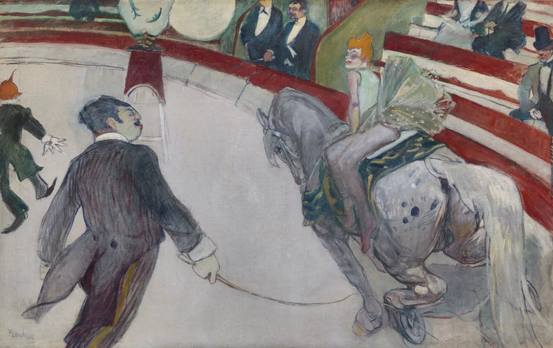 Fernando sirkuksessa, akrobaatti - Henri de Toulouse-Lautrec