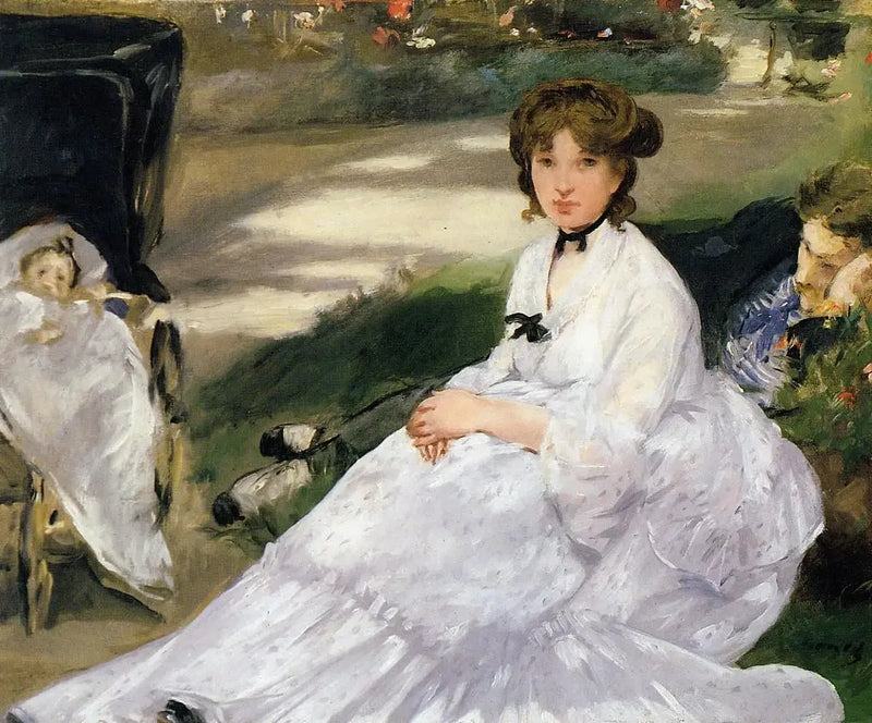 Puutarhassa - Édouard Manet