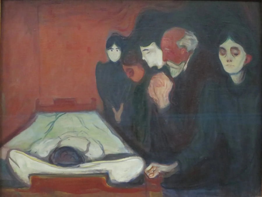 Kuoleman vuoteella - Edvard Munch