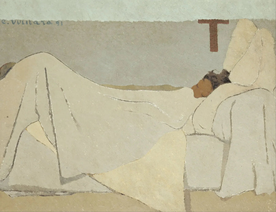 Sänkyssä - Édouard Vuillard