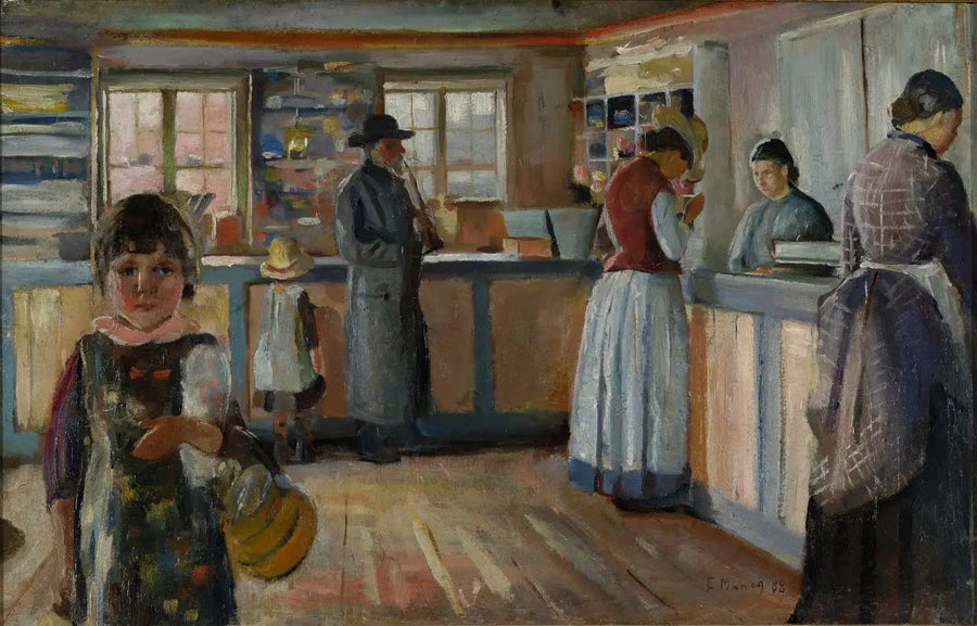 Vrengenin kaupungissa - Edvard Munch