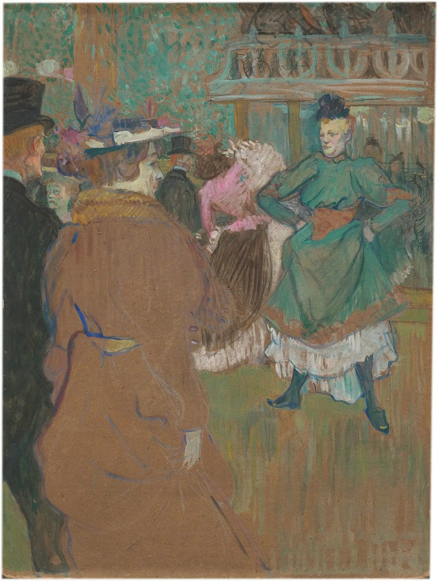 Moulin Rouge: Quadrille lähtö - Henri de Toulouse-Lautrec