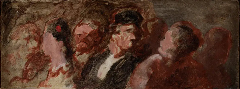 Oikeuslaitoksen palatsissa - Honoré Daumier