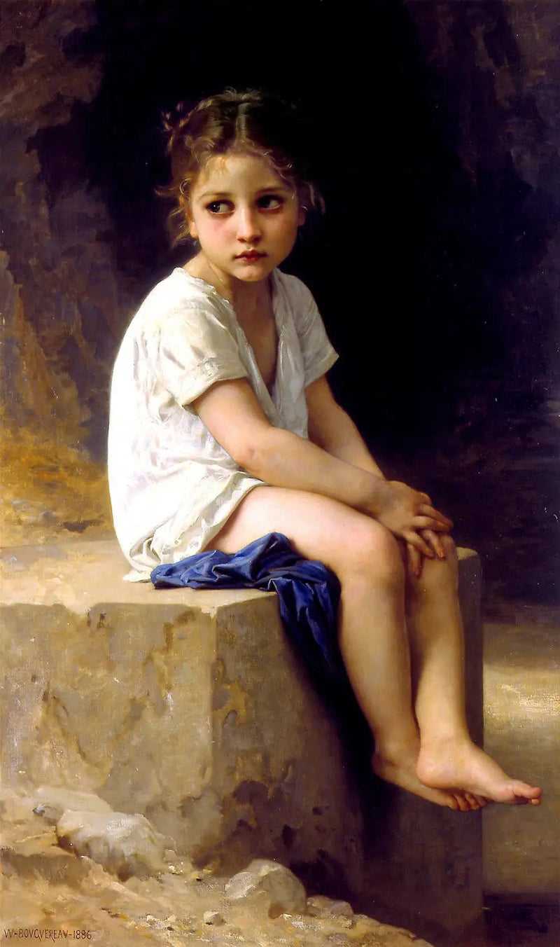 Kallion juurella - Bouguereau