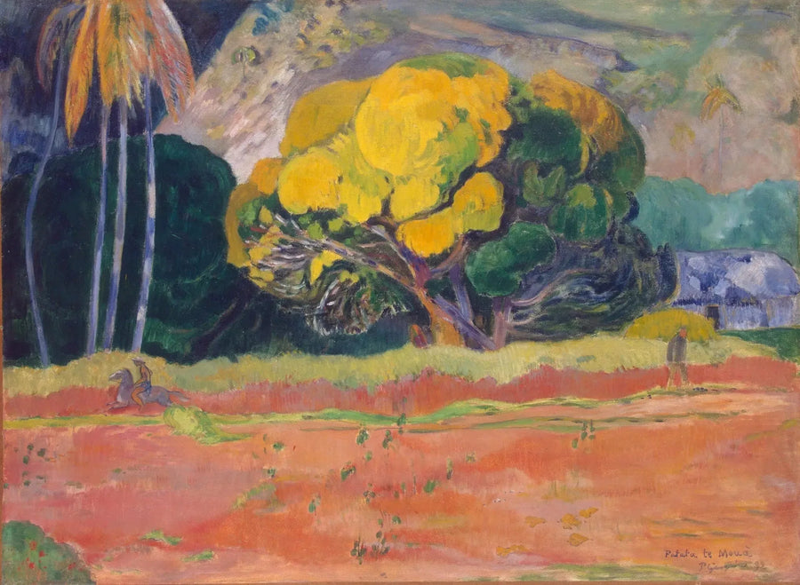 Vuoren juurella - Paul Gauguin