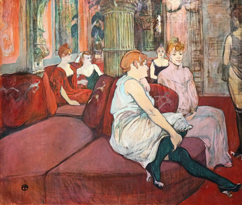 Myllykadun salongissa - Henri de Toulouse-Lautrec
