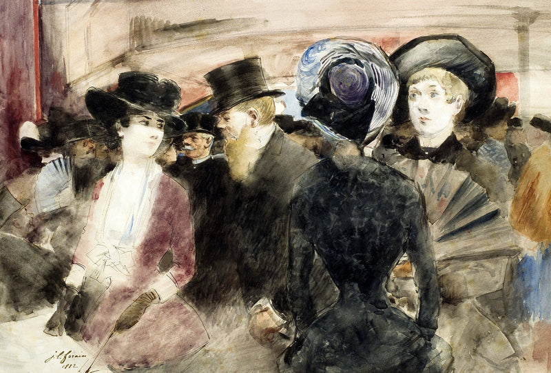 Teatterissa. - Jean-Louis Forain