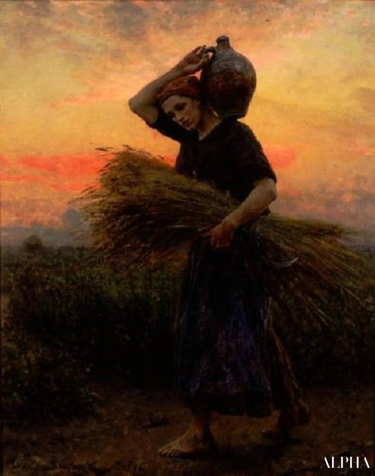 Aube - Jules Breton - Reproductions de tableaux et peintures haut de gamme