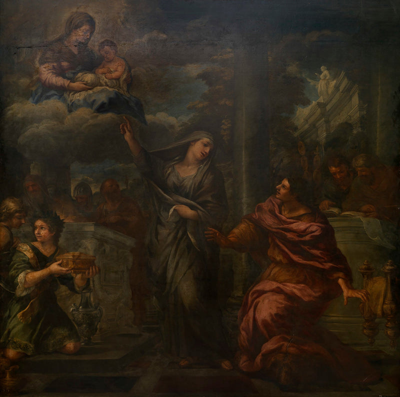 Auguste ja Tiburtinen Sibylla - Pietro da Cortona