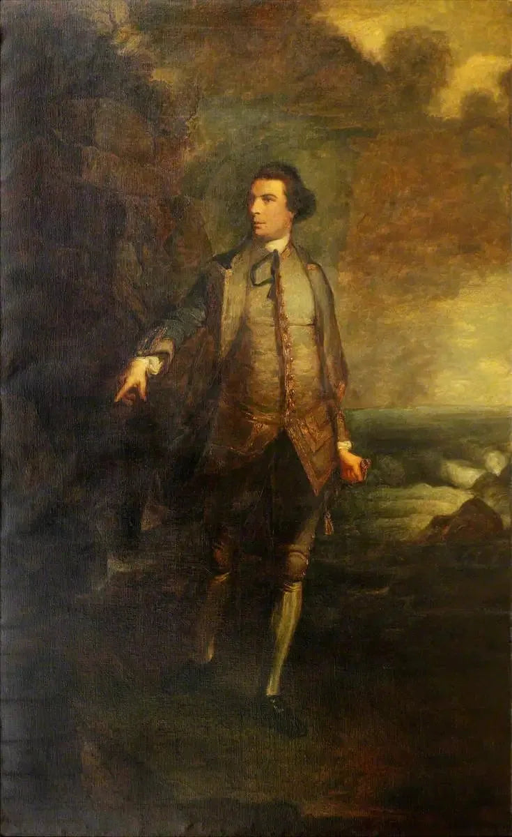 Auguste Keppel, 1. viscount Keppel (1725–1786), Laivaston sinisen amiraali - Joshua Reynolds