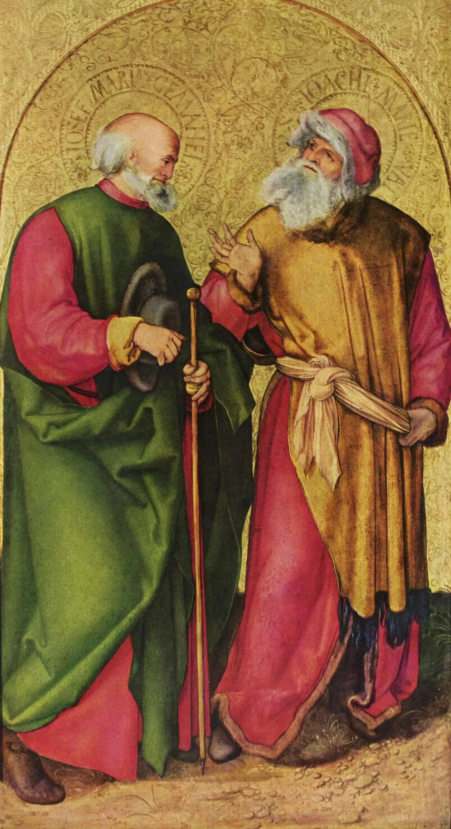 Jabachin alttari: Pyhät Joosef ja Joakim - Albrecht Dürer