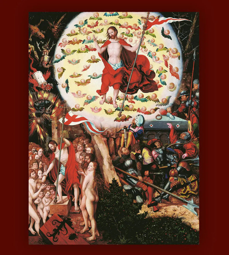 Autel de la Madeleine : La Résurrection [keskipaneeli] - Lucas Cranach vanhempi