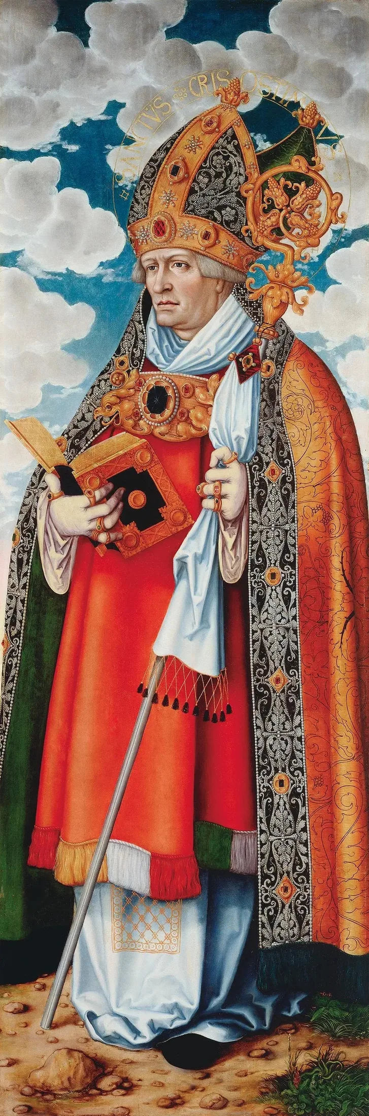 Autel de la Madeleine : Pyhä Krysostomos - Lucas Cranach vanhempi