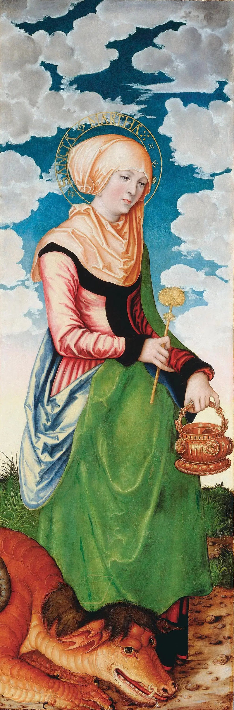Autel de la Madeleine : Sainte Marthe - Lucas Cranach van Elder