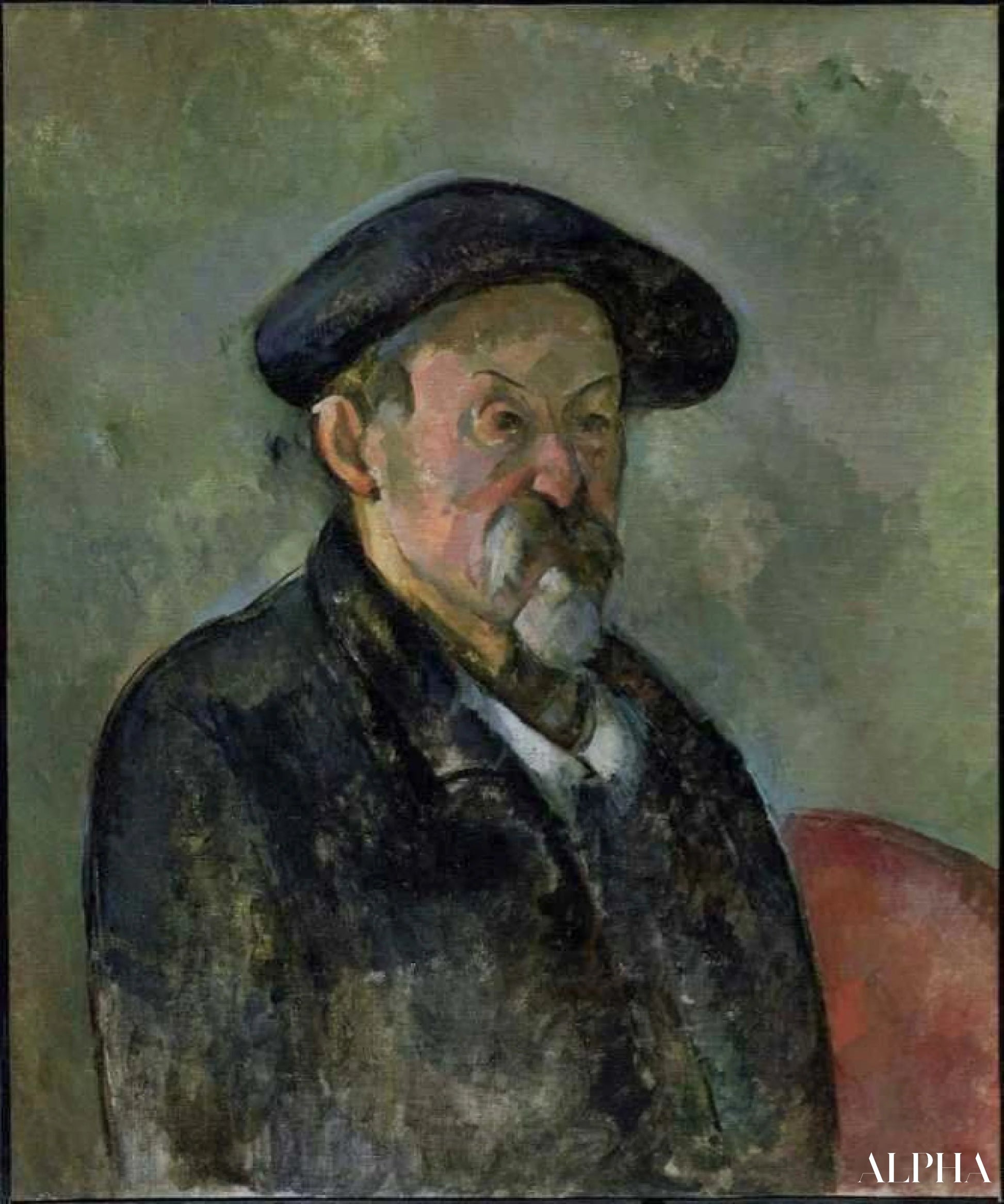 Auto-portrait I - Paul Cézanne - Reproductions de tableaux et peintures haut de gamme