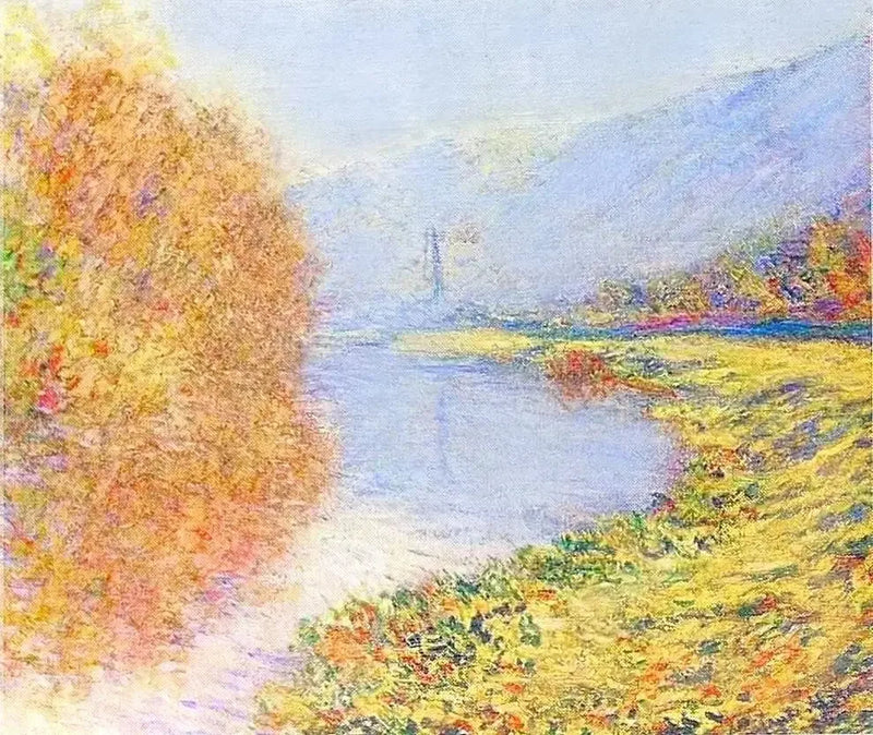 Syksy Jeufossessa - Claude Monet
