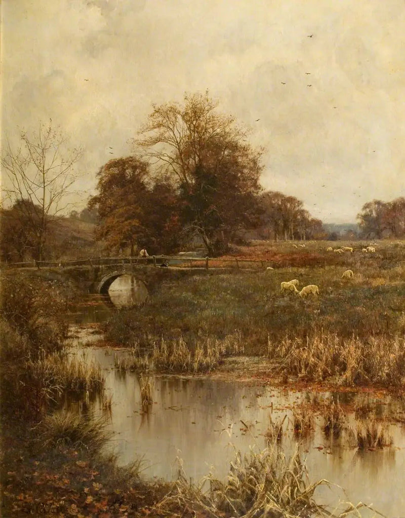 Syksy (Punaiset lehdet) - Edward Wilkins Waite