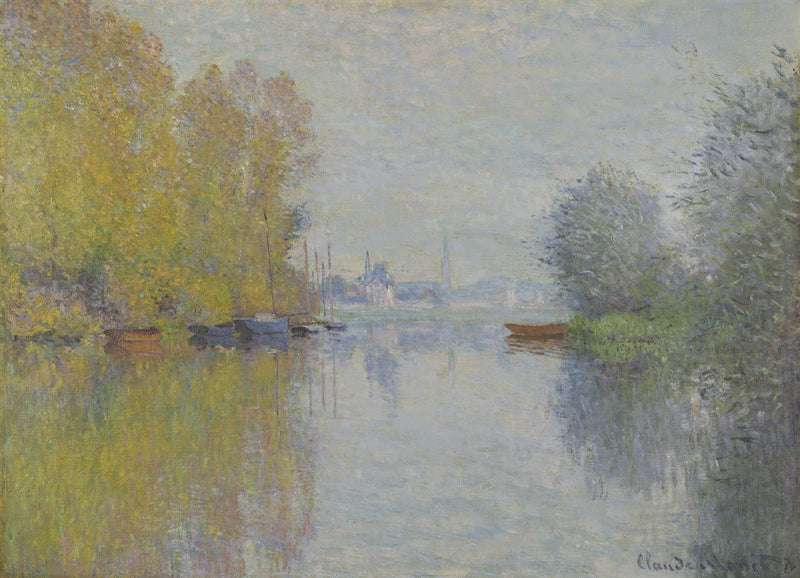 Syksy Seinen varrella, Argenteuil W291 - Claude Monet