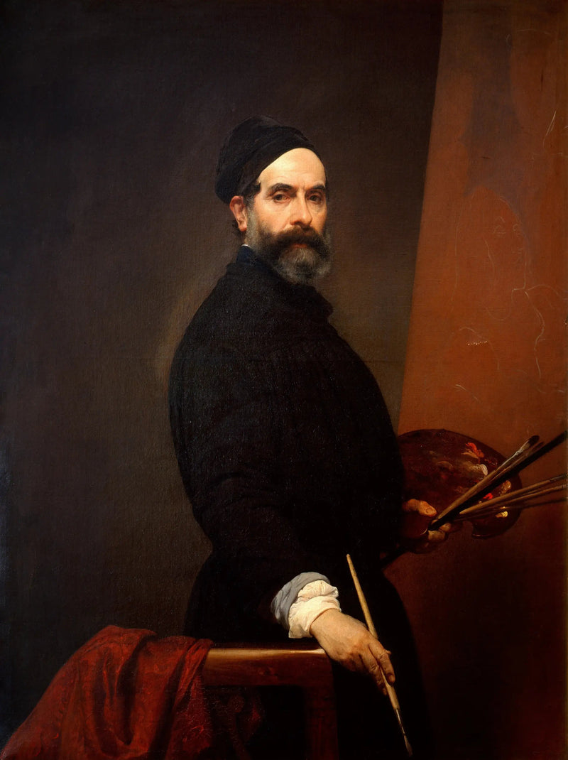 Itsekuvaus 57-vuotiaana - Francesco Hayez