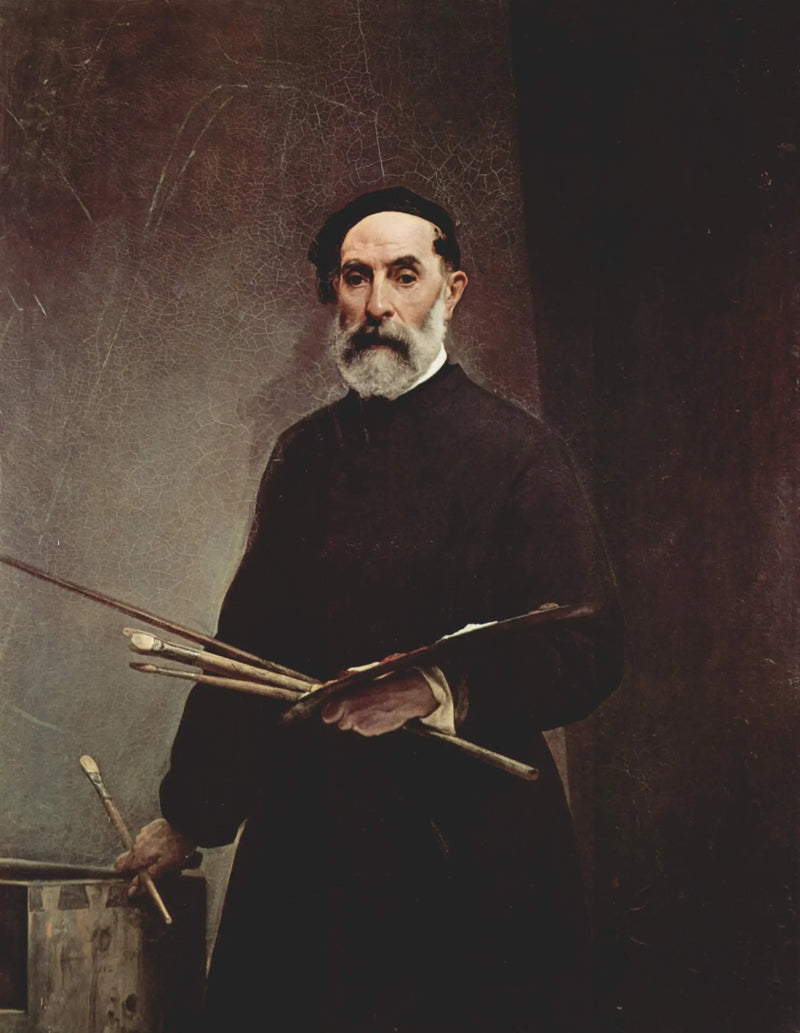 Itsekuvaus 69-vuotiaana - Francesco Hayez