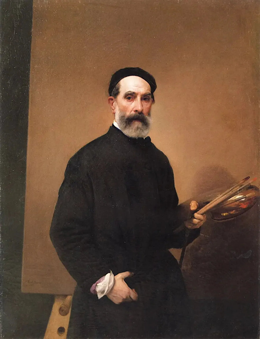 Itsekuva 71-vuotiaana - Francesco Hayez
