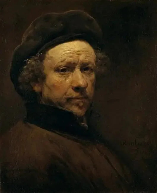 Itsepotretti 51-vuotiaana - Rembrandt