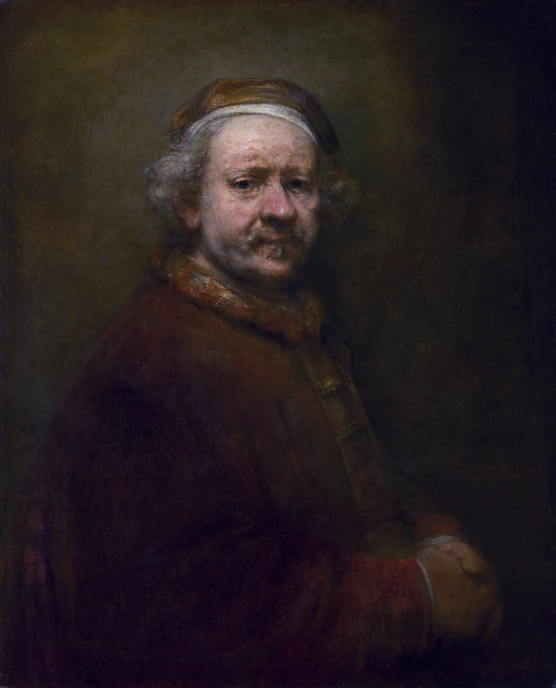 Itseportrai 63-vuotiaana - Rembrandt