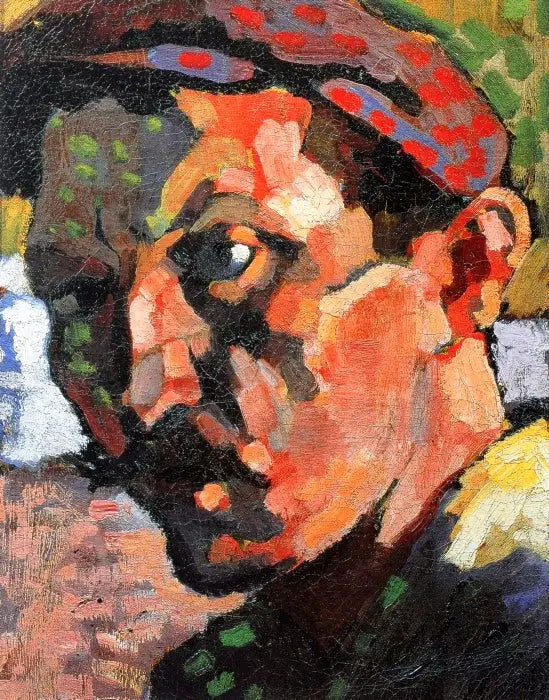 Itsekuvaelma lippalakki päässä - André Derain
