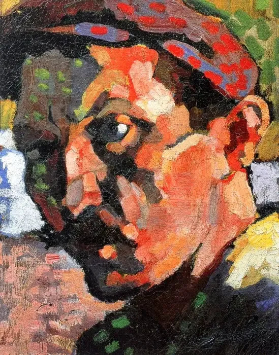 Itsekuvaelma lippalakki päässä - André Derain