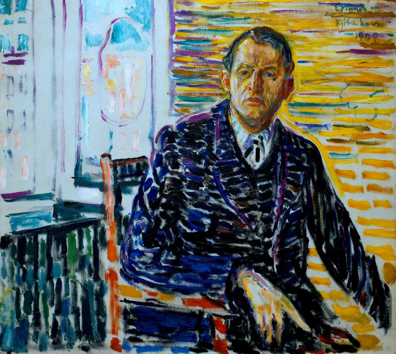 Itsepotretti klinikalla - Edvard Munch