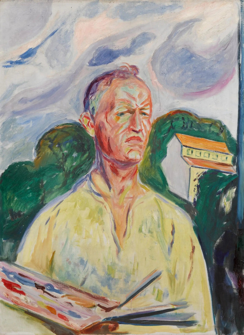 Itsepotretti paletilla - Edvard Munch