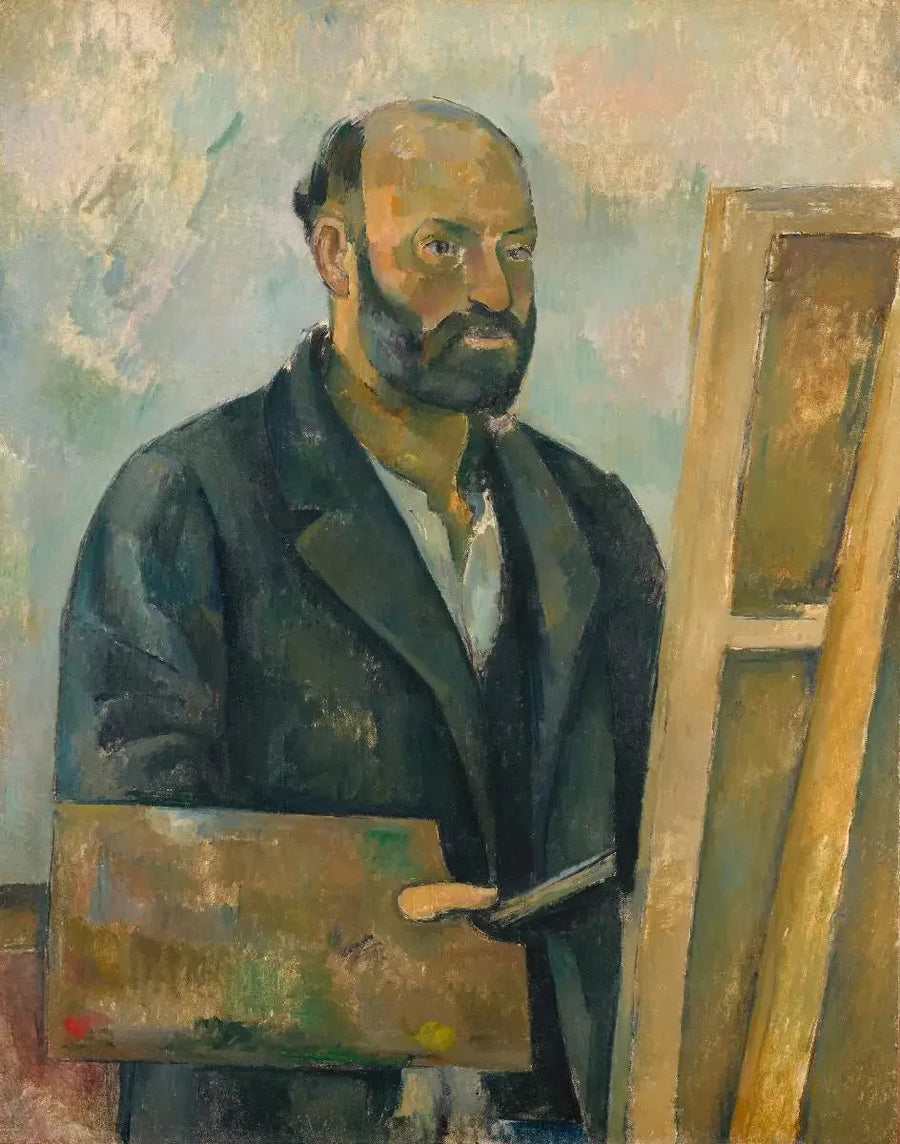 Omakuva paletilla - Paul Cézanne