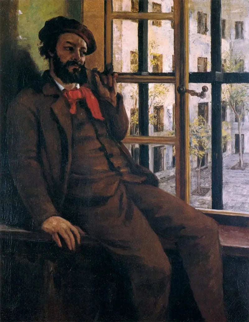 Itsekuvaelma Sainte-Pélagienä - Gustave Courbet