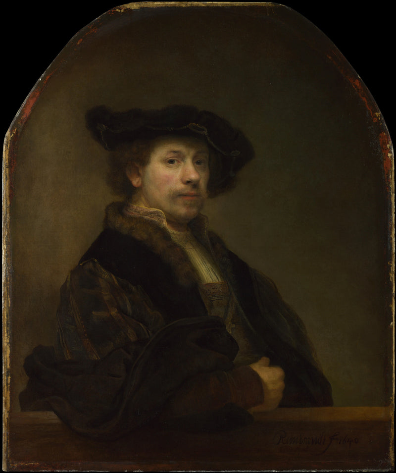 Itseportrai 34-vuotiaana - Rembrandt