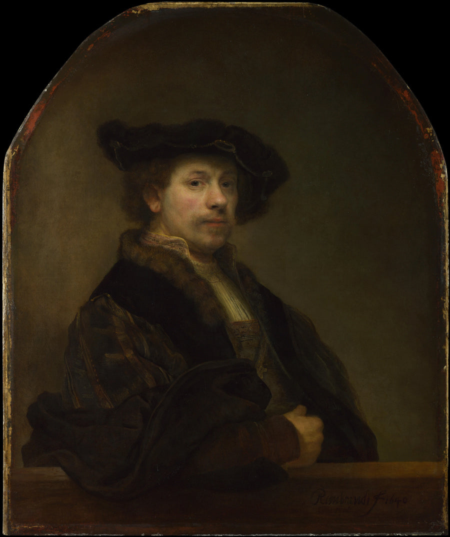 Itseportrai 34-vuotiaana - Rembrandt