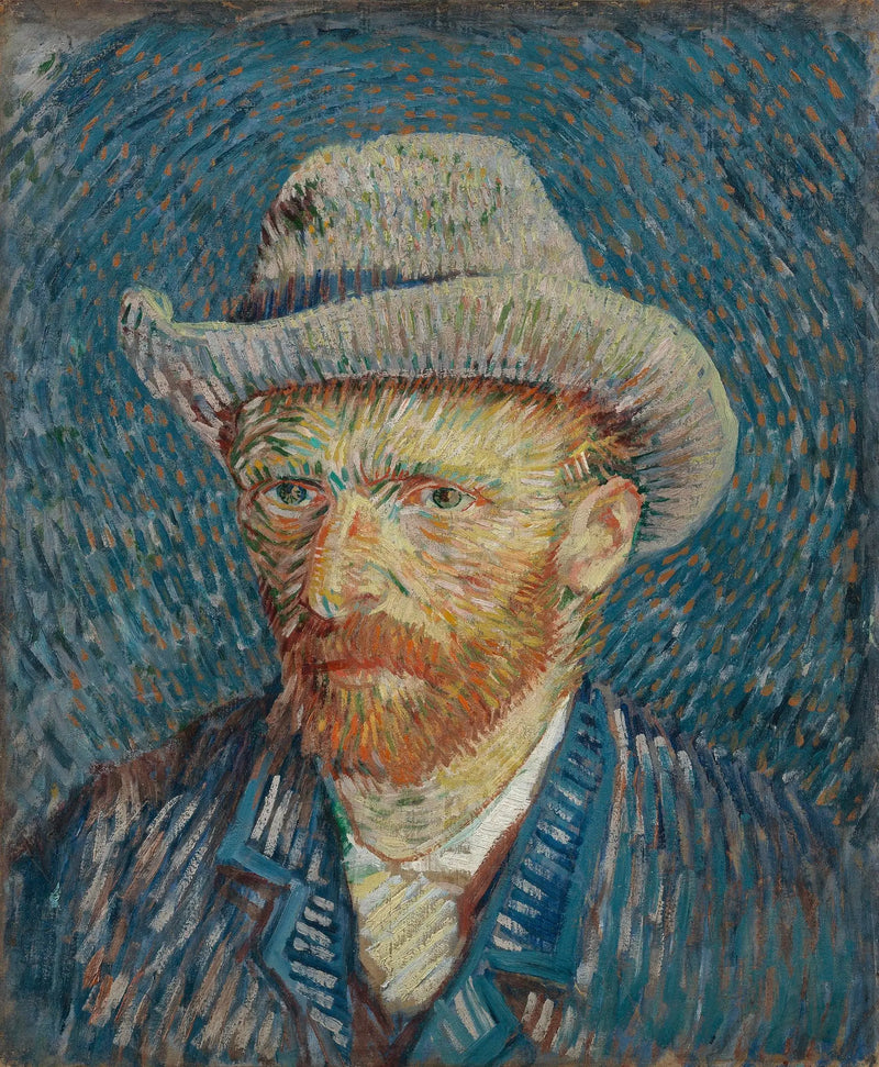 Huopahatullinen omakuva - Vincent van Gogh