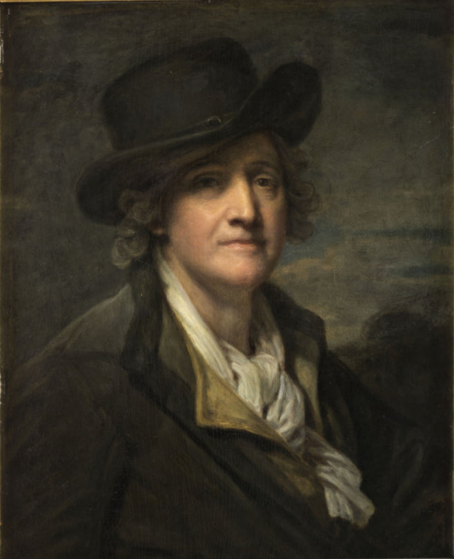 Itsekuva itsellä hatussa - Jean-Baptiste Greuze